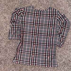 SHEIN Plaid Top